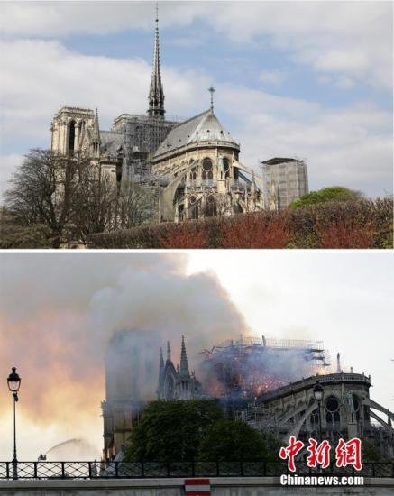 珍贵！<em>巴黎圣母院</em>建筑结构图曝光！起火点在哪？