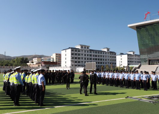 <em>广河县</em>公安局组织开展2023年第三季度轮值轮训专项训练