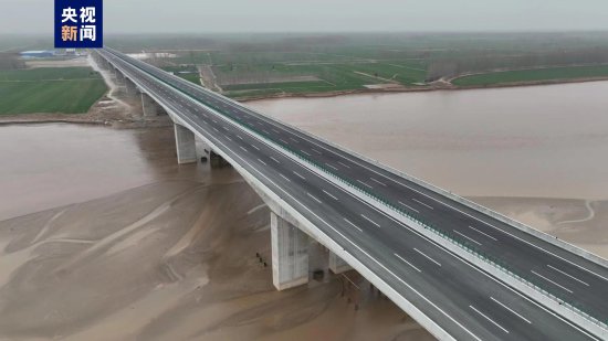河南省道304濮阳白堽黄河公路大桥正式通车 豫鲁两省通行再提速