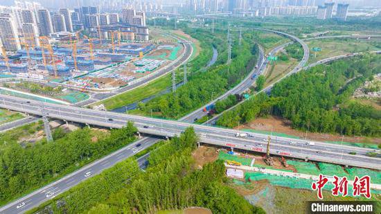 安徽合肥：沪汉蓉桥改造工程开工建设
