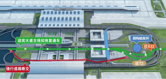 5月7日21时起，<em>浦东</em>机场S1迎宾大道主线交通恢复通车