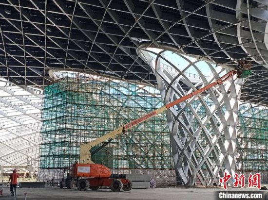 杭州“亚运三馆”建设进度超8成 年底将交付