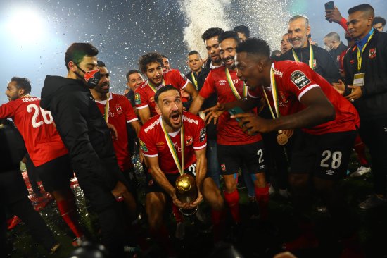 足球——<em>非洲冠军联赛</em>：埃及阿尔阿赫利队夺冠