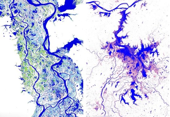 300万张卫星图制成<em>高清地图</em>揭示地表水变化