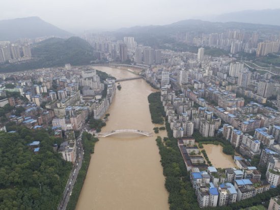 有水文记录以来最大洪水昨天过境 重庆綦江洪水现已显著回落
