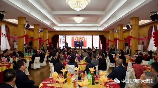 <em>中国新任驻朝鲜大使王亚军</em>在使馆举行到任招待会