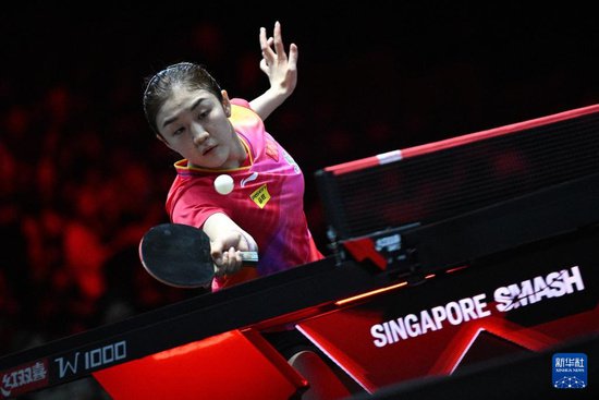 乒乓球——WTT新加坡大满贯：陈<em>梦</em>晋级女单半决赛