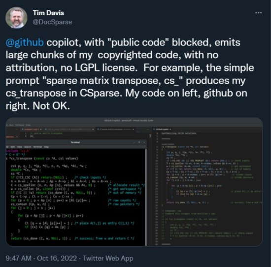 Copilot逐字<em>复制代码</em>，恐抹去整个开源社区？程序员拿出律师证...