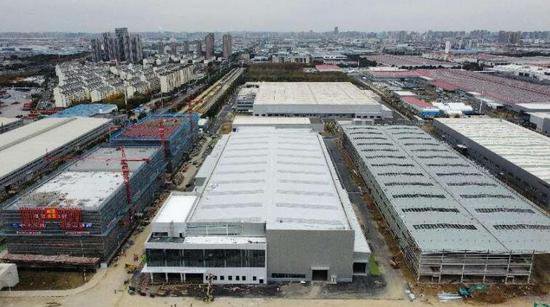 中化三建承建的大众安徽核心零部件产业园（三期）项目A2#标准...