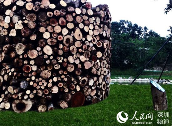 20吨重艺术作品“山竹之后·重生”安家深圳梧桐山