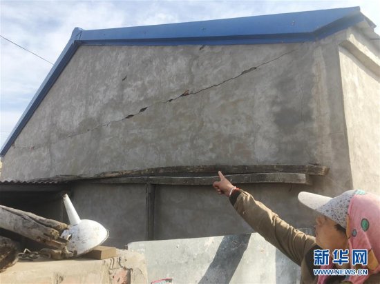 记者直击：吉林<em>松原地震</em>造成50多户房屋受损