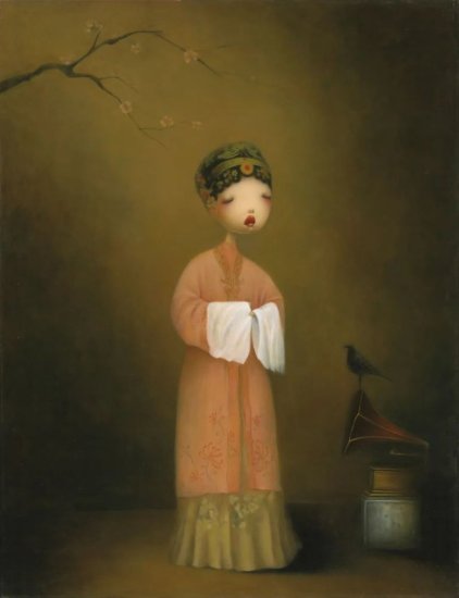 宋庄画家“白小姐”，第一幅画就卖了6000元……