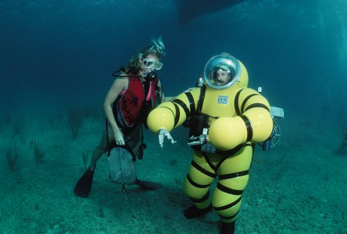 你知道人类能潜入<em>海底</em>的<em>最深处</em>是多少吗？