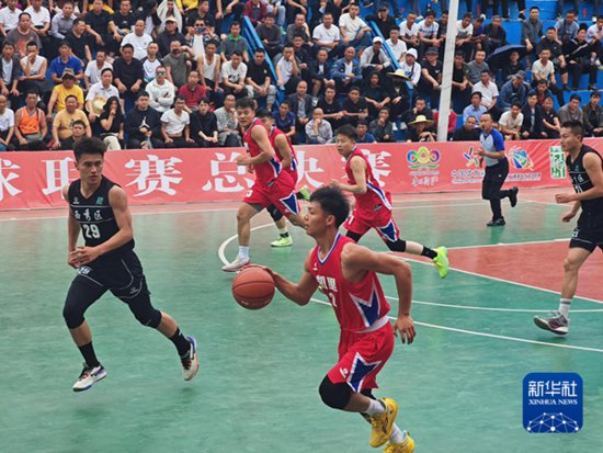 贵州省第二届“美丽乡村”篮球联赛总决赛开赛-新华网