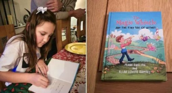 9岁女孩在疫情封锁期间写了一本小说 现已出版