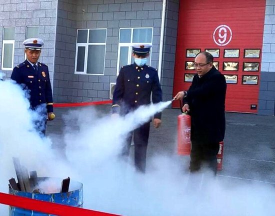 南法信地区举办“119”消防宣传月启动仪式