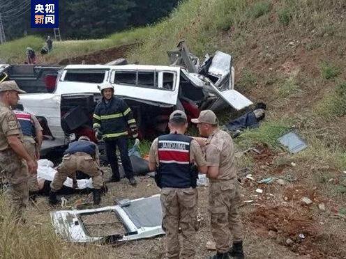 土耳其一客车与卡车相撞 致8死多伤