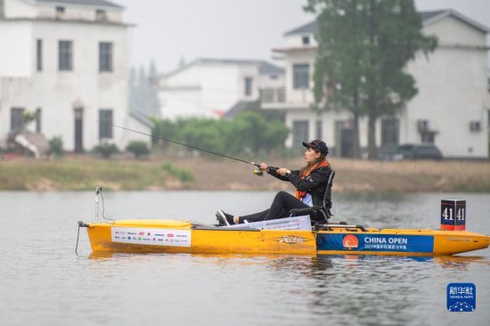 中国舟钓（路亚）公开赛在湖南南县开赛