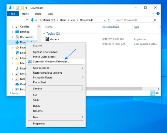 Windows 10系统附带Windows Defender的免费内置防<em>病毒</em>程序