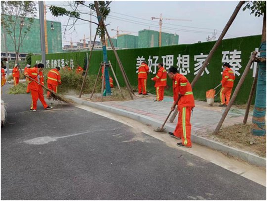郑州市杨金路街道全面开展节后环境卫生大扫除活动