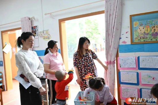 桂林市七星高新幼儿园迎接自治区示范幼儿园复查评估市级督导