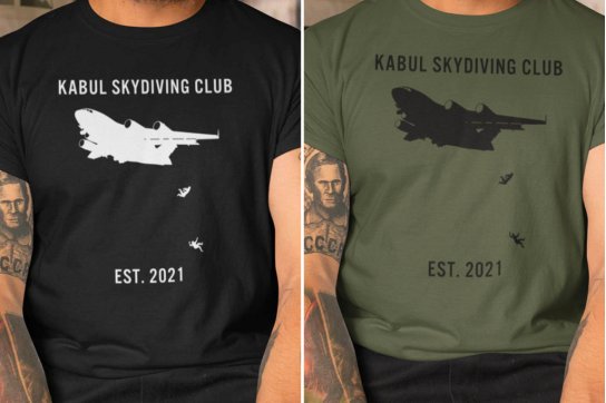 冷血！美国有人把“阿富汗人从美军机上坠落”印上T恤售卖