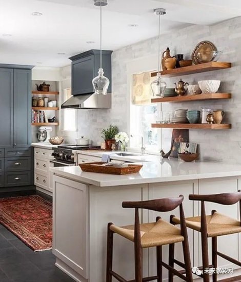 13套厨房<em>吧台装修设计</em>方案，空间利用率高，美观更实用！
