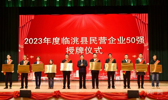 甘肃<em>临洮</em>发布2023年度民营企业50强及行业10强榜单