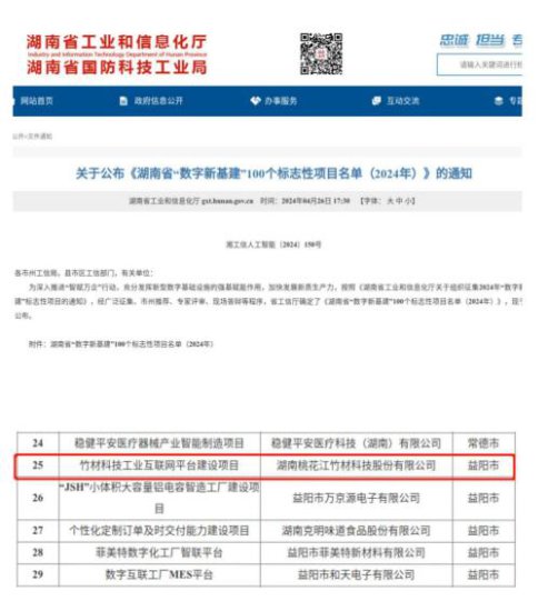 桃江县首次获评“数字新基建”标志性项目