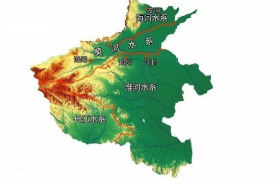 河南省河流水系图，你所在<em>的城市是哪个</em>水系？