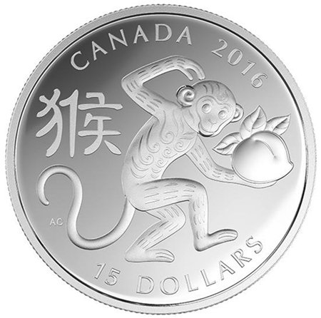两位华裔<em>设计师</em>参与设计加拿大猴年钱币