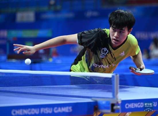 成都大运会丨乒乓球——男子单打八分之一决赛赛况