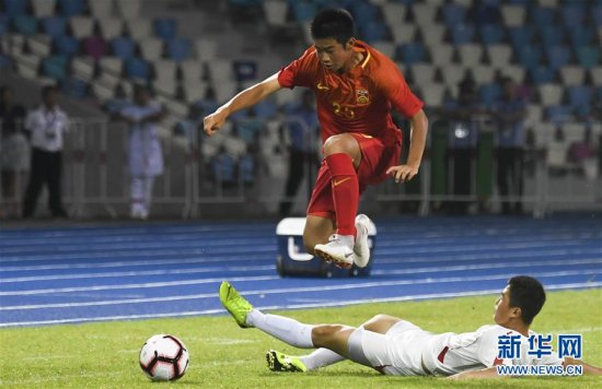 2019海口国际青年足球锦标赛：中国U15<em>不敌朝鲜</em>U15
