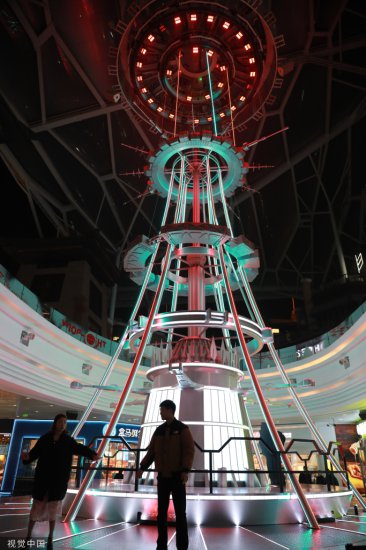 西安举行<em>科幻主题</em>展览 太空电梯震撼登场