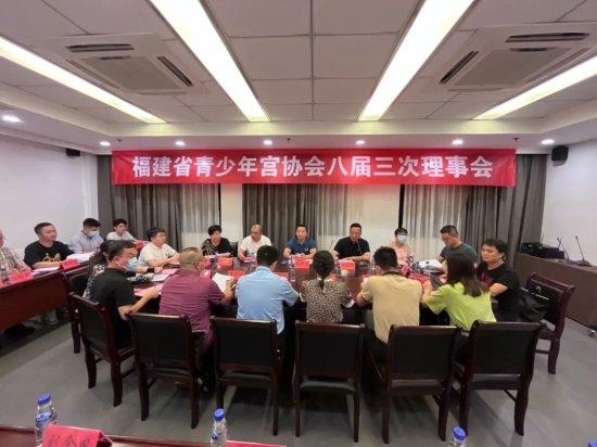 福建省青少年宫协会召开第八届理事会第三次会议