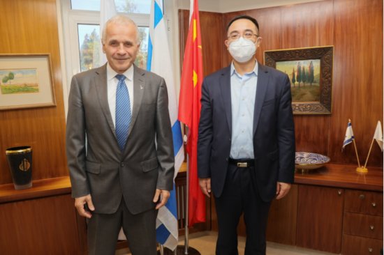 中国驻以色列大使一行到访耶路撒冷<em>希伯来</em>大学