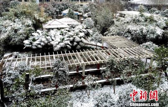 <em>江苏</em>“冬雪”如期而至 各地交通顺畅道路没有积雪