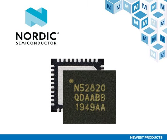 贸泽开售结合蓝牙5.2与USB 2.0的 Nordic Semiconductor nRF...