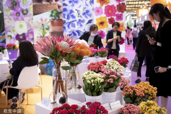 中国国际<em>花卉园艺</em>展览会在上海举行