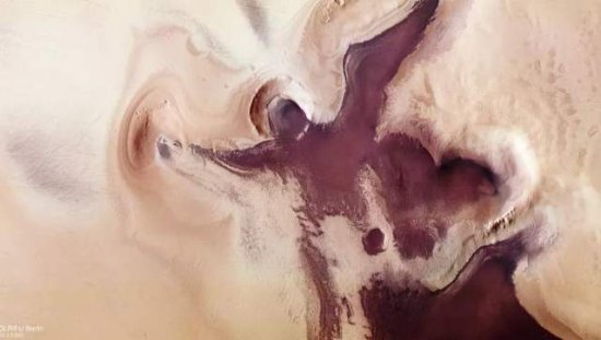 欧空局火星快车，拍摄到“火星天使”