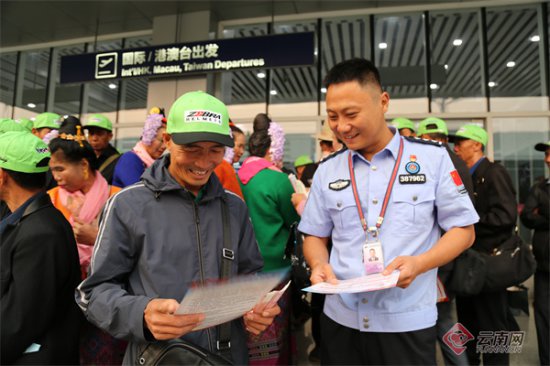 中泰免签半月 云南西双版纳机场口岸验放出入境泰国旅客同期增长...