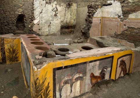 古罗马就有<em>快餐</em>店？考古学家发现一埋在火山灰下数千年的店，有...