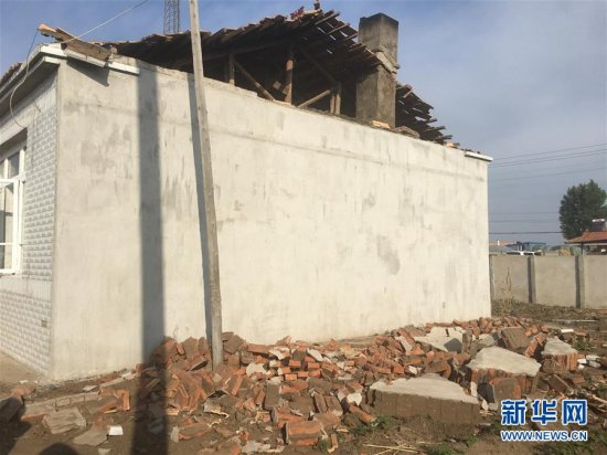 吉林<em>松原地震</em>造成50多户房屋受损