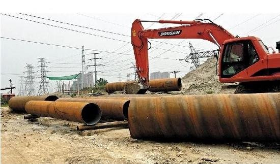 市民反映污水泵站未经批准开建5月 目前施工暂停