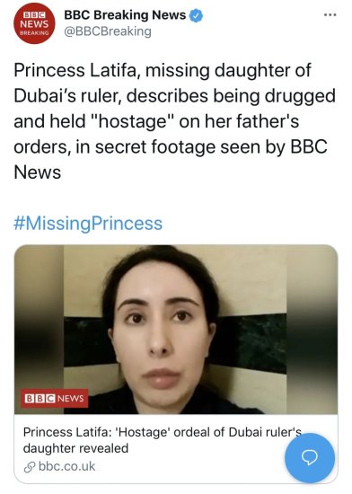 <em>神秘消失</em>三年后，迪拜公主突然有消息了：被父亲威胁囚禁！