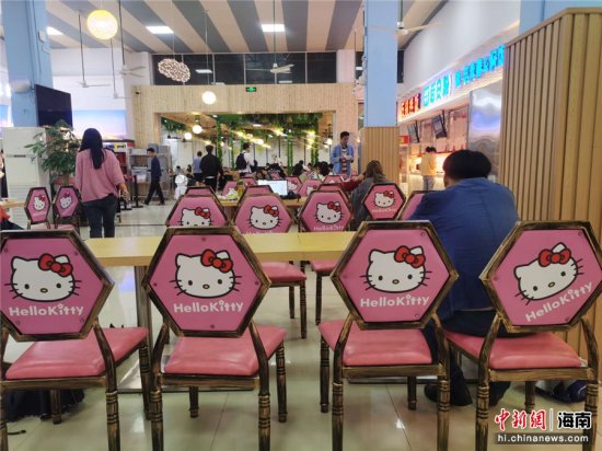 Hello Kitty食堂现身海南大学
