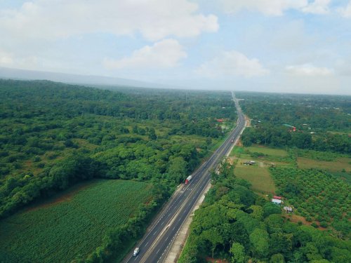 中国港湾承建的<em>哥斯达黎加</em>32号公路项目累计交付65公里