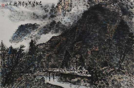 登上欧美邮票的中国艺术名家：画家大山的水墨家园