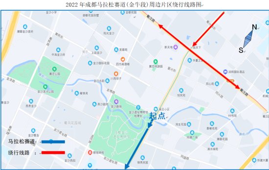 2022<em>成都</em>马拉松金牛区怎么绕行？