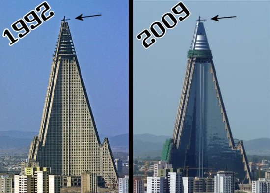 朝鲜105层柳京饭店耗时30年竣工